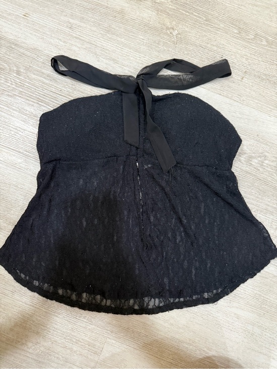 Unbranded Tops - Black Lace Halter Strapless Camisole